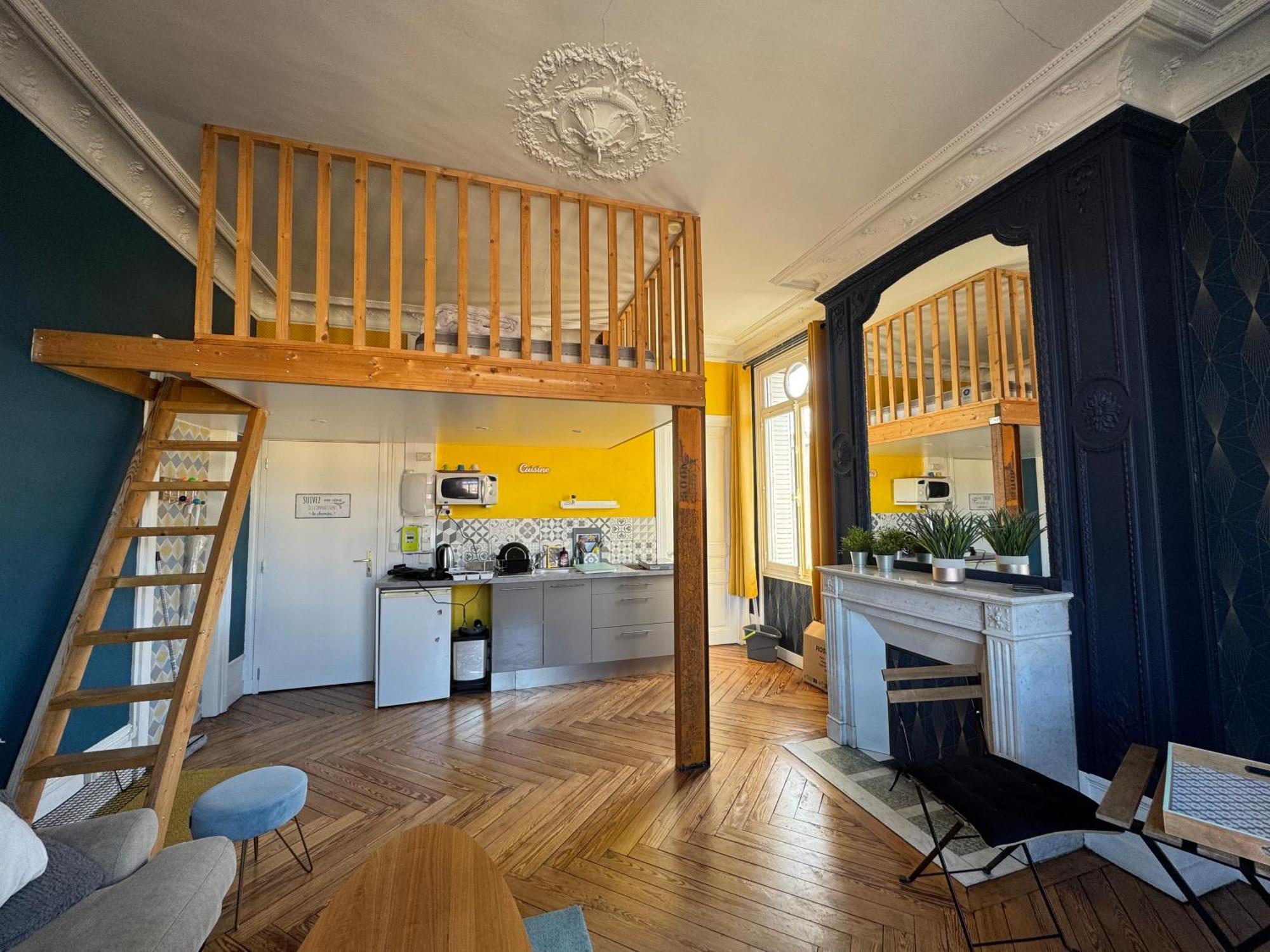 Studio A Rouen Avec Mezzanine Exterior foto